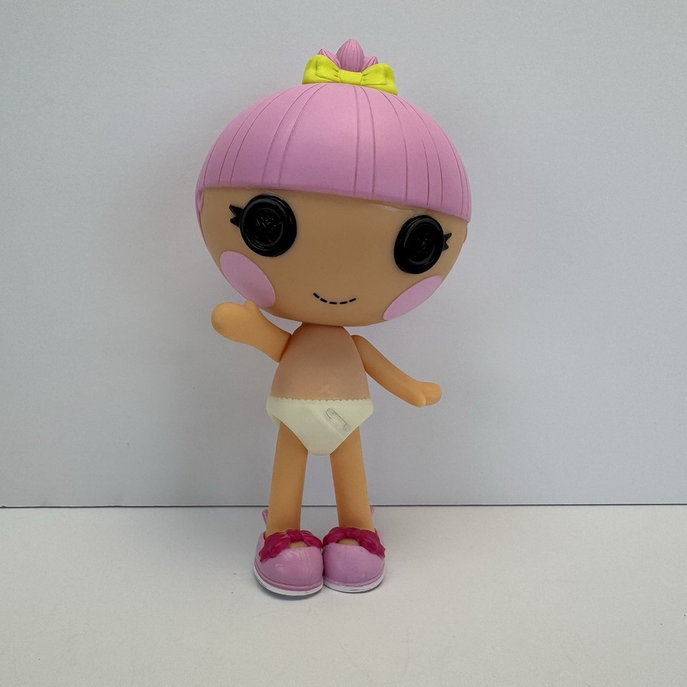 Lalaloopsy Baby Little Pink Hair White Diaper 7" Doll‎ MGA Entertainment 2011